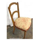  ANTIQUE Ladder Back Chair – auction estimate $50-$100 