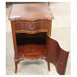  PAIR of Mahogany 1 Drawer 1 Door Night Stands – auction estimate $200-$400 