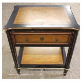  Contemporary Two Tone One Drawer Lamp Table and Coffee Table – auction estimate $100-$300 