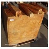  Butcher Block Table – auction estimate $200-$400 