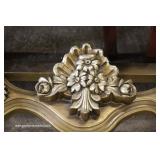  2 Piece French Style Carved Marble Top Console with Mirror – auction estimate $200-$400 