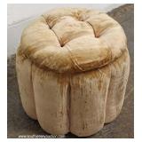  Upholstered Button Tufted Lift Top Decorator Stool by “Krola Hollywood” – auction estimate $100-$30