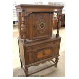  Depression 9 Piece Oak and Walnut Refectory Dining Room Set in the Original Finish  Auction Estimat