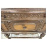  Depression 9 Piece Oak and Walnut Refectory Dining Room Set in the Original Finish  Auction Estimat