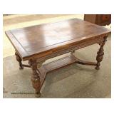  Depression 9 Piece Oak and Walnut Refectory Dining Room Set in the Original Finish  Auction Estimat