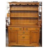  Country Style “Whitney Furniture” SOLID Maple 2 Piece Hutch  Auction Estimate $100-$300 – Located I