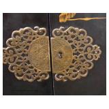  Asian Decorated 2 Door Silver Cabinet  Auction Estimate $100-$300 – Located Inside 