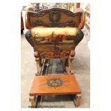  Paint Decorated Country Style Sleigh  Auction Estimate $100-$300 – Located Inside 
