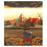  Paint Decorated Country Style Sleigh  Auction Estimate $100-$300 – Located Inside 