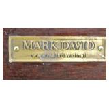  Contemporary 32” Marble Top Sink with Mahogany Base  Auction Estimate $100-$300 – Located Inside 