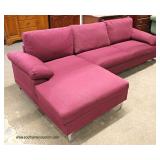  NEW Contemporary Sofa Chaise Modern Design  Auction Estimate $200-$400 – Located Inside 