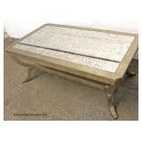  NEW Mirrored Top Contemporary Coffee Table  Auction Estimate $100-$300 – Located Inside 