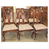  Piece SOLID Cherry Queen Anne Dining Room Set with a 2 Piece 4 Door China Cabinet  Auction Estimate