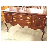  Piece SOLID Cherry Queen Anne Dining Room Set with a 2 Piece 4 Door China Cabinet  Auction Estimate