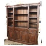  NEW SOLID Mahogany 2 Piece Bookcase Credenza in the Country Style  Auction Estimate $300-$600 – Loc