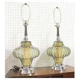  PAIR of Mid Century Modern Table Lamps  Auction Estimate $100-$300 – Located Inside 