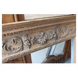  ANTIQUE Oak Fancy Fireplace Mantle  Auction Estimate $100-$300 – Located Dock 