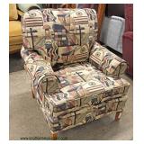  Modern Upholstery Club Chair  Auction Estimate $100-$300 – Located Inside 