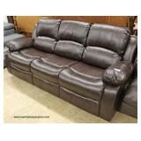  Selection NEW Leather Sofas  Auction Estimate $300-$600 – Located Inside 