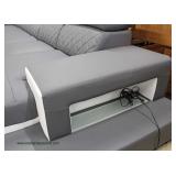  —  NEW —  ‘VERY VERY COOL’ NEW Ultra Modern Sectional Sofa Chaise with Lighted End Tables and Match