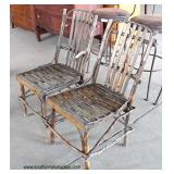  PAIR of ANTIQUE Adirondack Chairs  Auction Estimate $20-$50 – Located Dock 