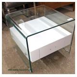  NEW Ultra Modern Glass Lamp Table  Auction Estimate $100-$200 – Located Inside 