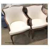  PAIR of French Style Fireside Chairs  Auction Estimate $100-$200 – Located Inside 