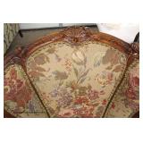  Mahogany Frame Carved High Back Wing Chair  Auction Estimate $100-$300 – Located Inside 