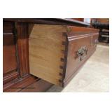  ANTIQUE Beautiful 2 Door Walnut Victorian Bookcase in the Original Finish  Auction Estimate $1000-$