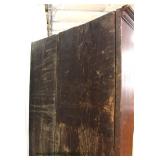  ANTIQUE Walnut 8 Pane Corner Cabinet  Auction Estimate $300-$600 – Located Inside 
