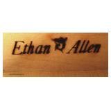  “Ethan Allen Furniture” PAIR of Solid Cherry Bracket Foot Night Stands  Auction Estimate $100-$300 