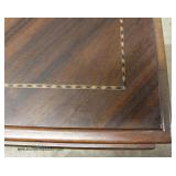  Depression Walnut Inlaid Extension Sofa Table with One Drawer  Auction Estimate $100-$300 – Located