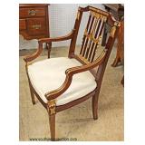  BEAUTIFUL “Maitland Smith Furniture” PAIR of Mahogany Decorator Arm Chairs  Auction Estimate $200-$