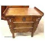  ANTIQUE Asian Altar Table with One Drawer  Auction Estimate $300-$600 – Located Inside    