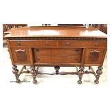  Depression 10 Piece Walnut 2 Tone Dining Room Set  Auction Estimate $400-$800 – Located Inside    