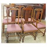  Depression 10 Piece Walnut 2 Tone Dining Room Set  Auction Estimate $400-$800 – Located Inside    