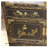  Asian Decorated 2 Door Mirror Back Display Cabinet  Auction Estimate $100-$300 – Located Inside    
