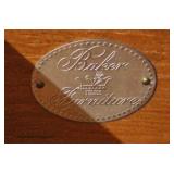  Burl Mahogany "Baker Furniture" 2 Piece Individual Pane 4 Door Breakfront  Auction Estimate $500-$1