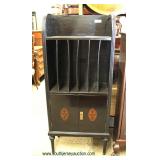  ANTIQUE Inlaid Music Cabinet  Auction Estimate $100-$300 – Located Inside 