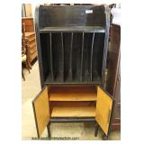  ANTIQUE Inlaid Music Cabinet  Auction Estimate $100-$300 – Located Inside 