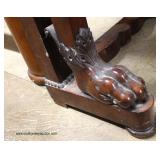 ANTIQUE Burl Mahogany Pier Console with Mirror  Auction Estimate $300-$600 – Located Inside    
