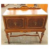 Walnut Two Tone 2 Door Server with Gallery Auction Estimate $100-$300 – Located Inside