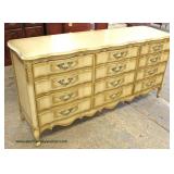 French Provincial High Chest and Low Chest Auction Estimate $100-$300 each – Located Dock