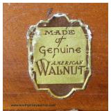 Mid Century Modern Danish Walnut 3 Stack Bookcase Auction Estimate $200-$400 – Located Inside