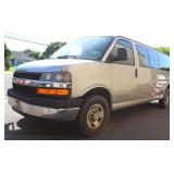 2004 Running Chevy V-8 Express 15 Passenger 3500 Van with A/C, Tilt Steering Wheel, Power Locks, and