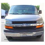 2004 Running Chevy V-8 Express 15 Passenger 3500 Van with A/C, Tilt Steering Wheel, Power Locks, and