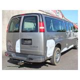 2004 Running Chevy V-8 Express 15 Passenger 3500 Van with A/C, Tilt Steering Wheel, Power Locks, and
