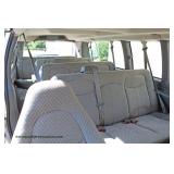 2004 Running Chevy V-8 Express 15 Passenger 3500 Van with A/C, Tilt Steering Wheel, Power Locks, and