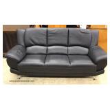 NEW Leather Contemporary Sofa Auction Estimate $200-$400 – Located Inside