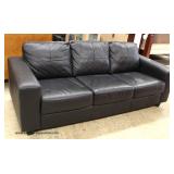 NEW Leather Contemporary Sofa Auction Estimate $200-$400 – Located Inside